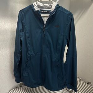 The North Face Women's Teal Rain Jacket